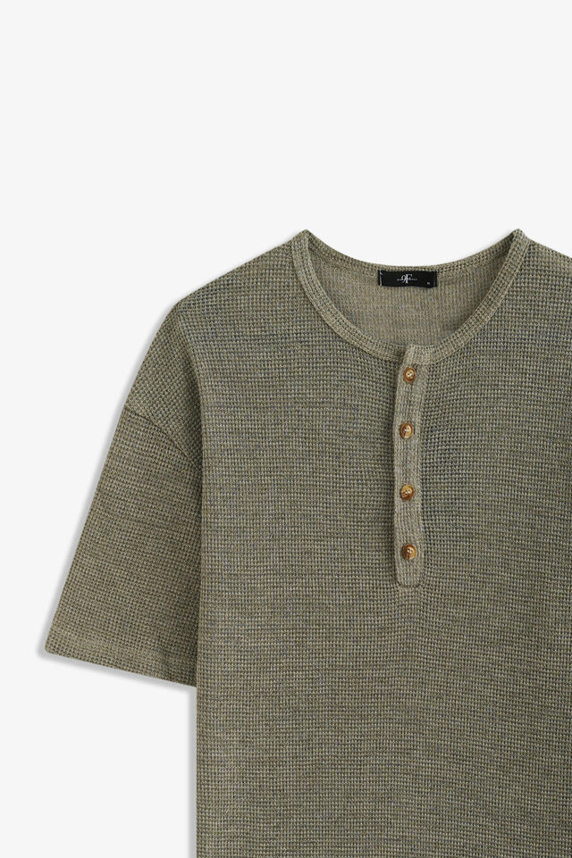 Textured Henley