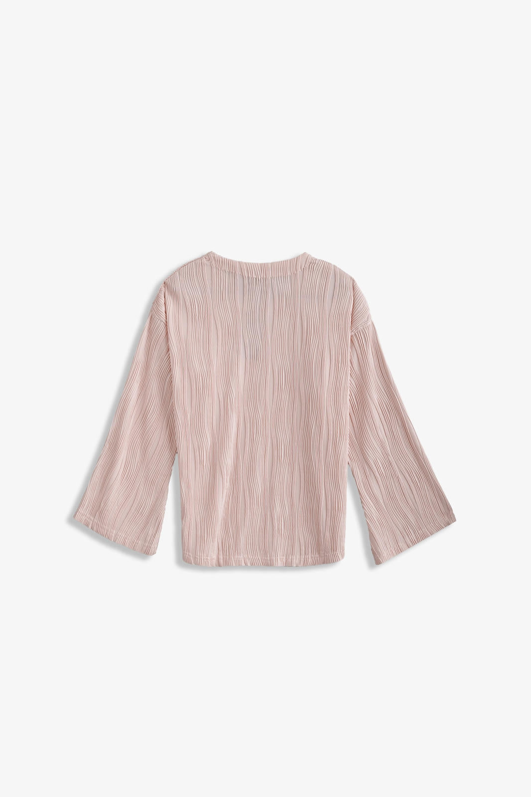Textured V-Neck Top
