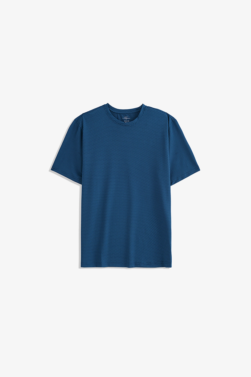 Textured Crew Neck T-Shirt