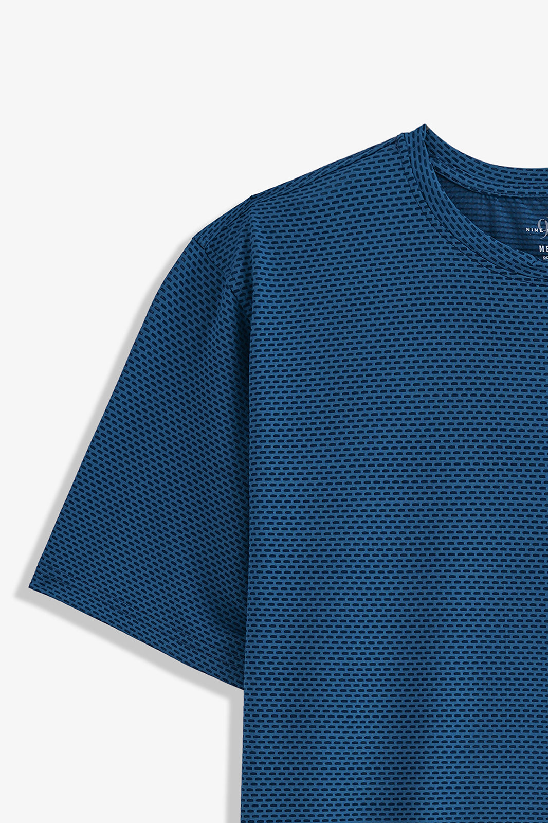 Textured Crew Neck T-Shirt