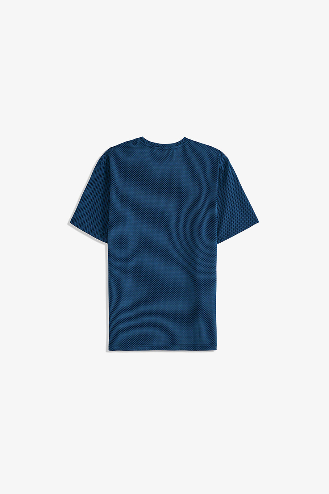 Textured Crew Neck T-Shirt