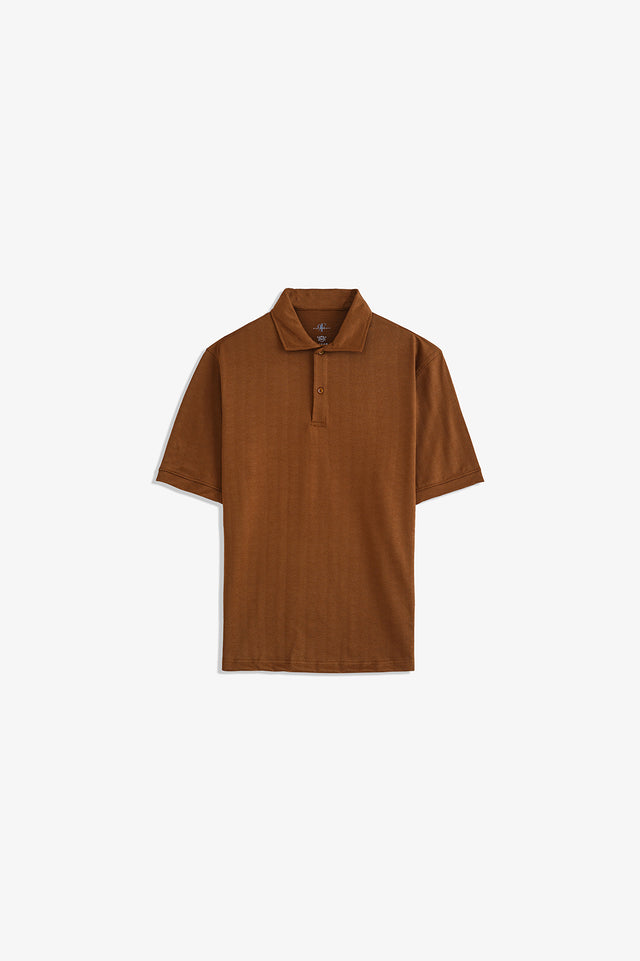 Textured Basic Polo