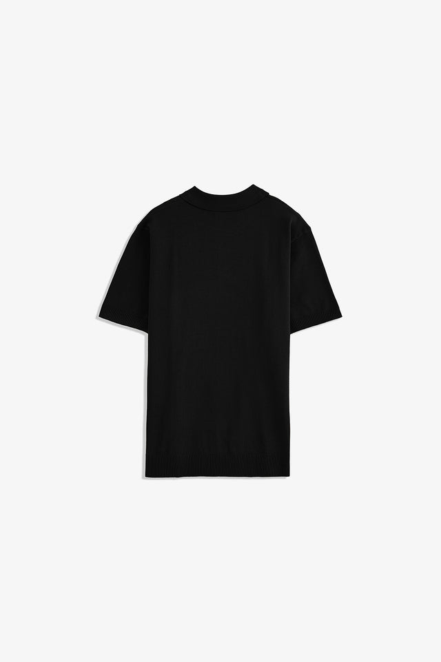 Button Textured Polo