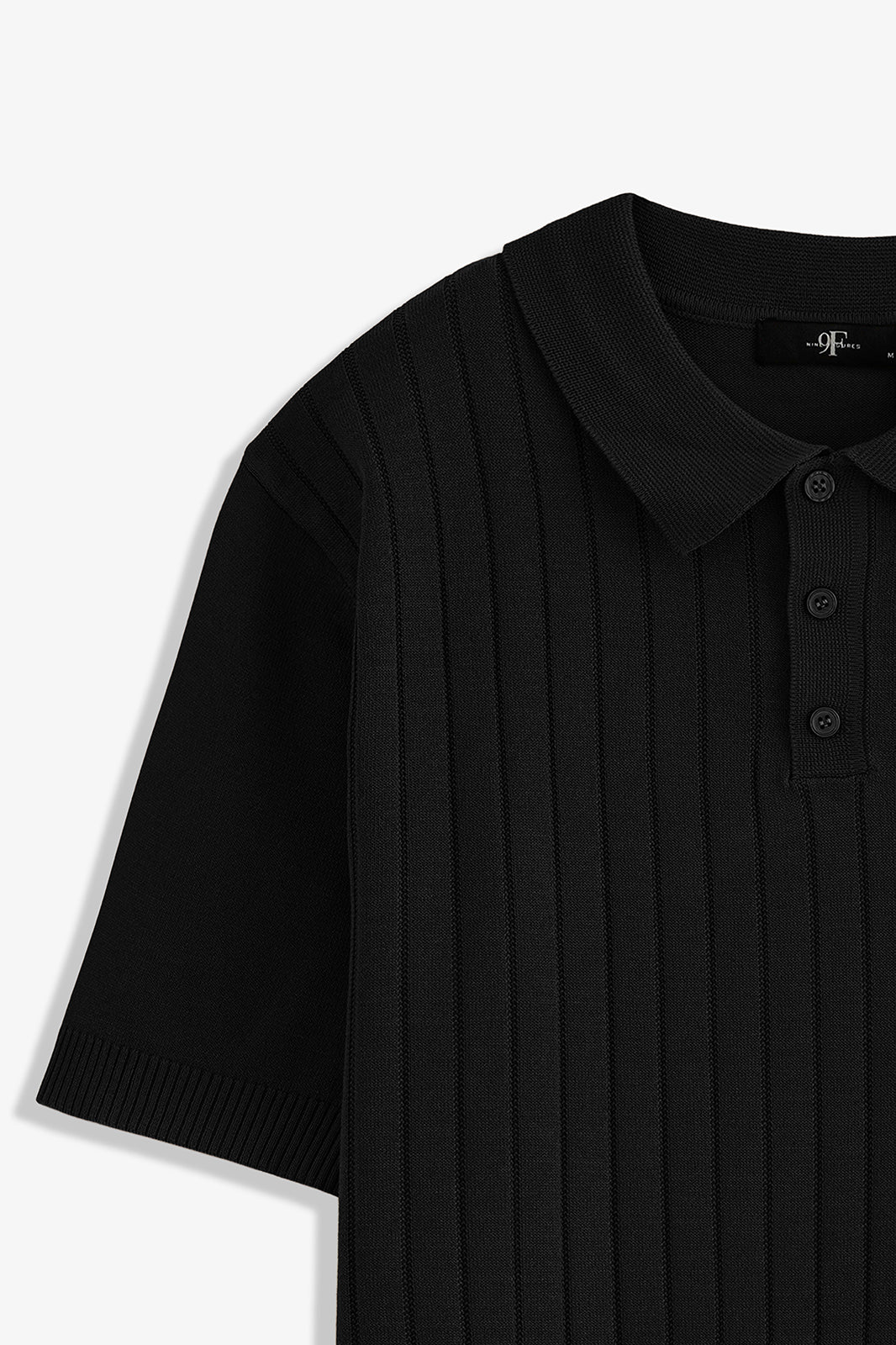 Button Textured Polo