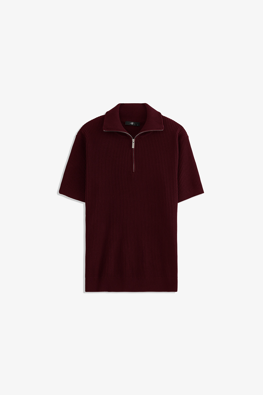 Zipper Textured Polo