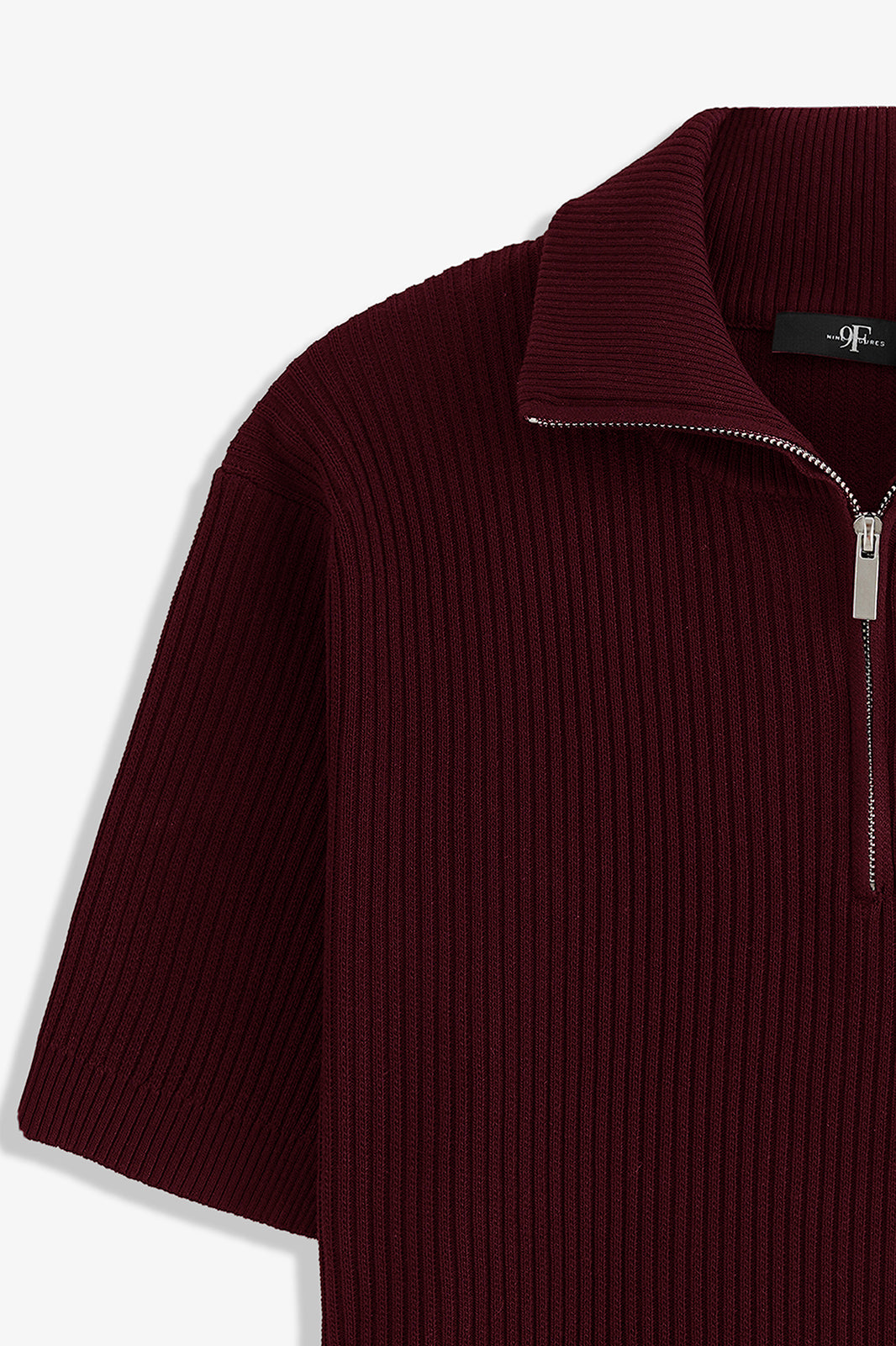 Zipper Textured Polo