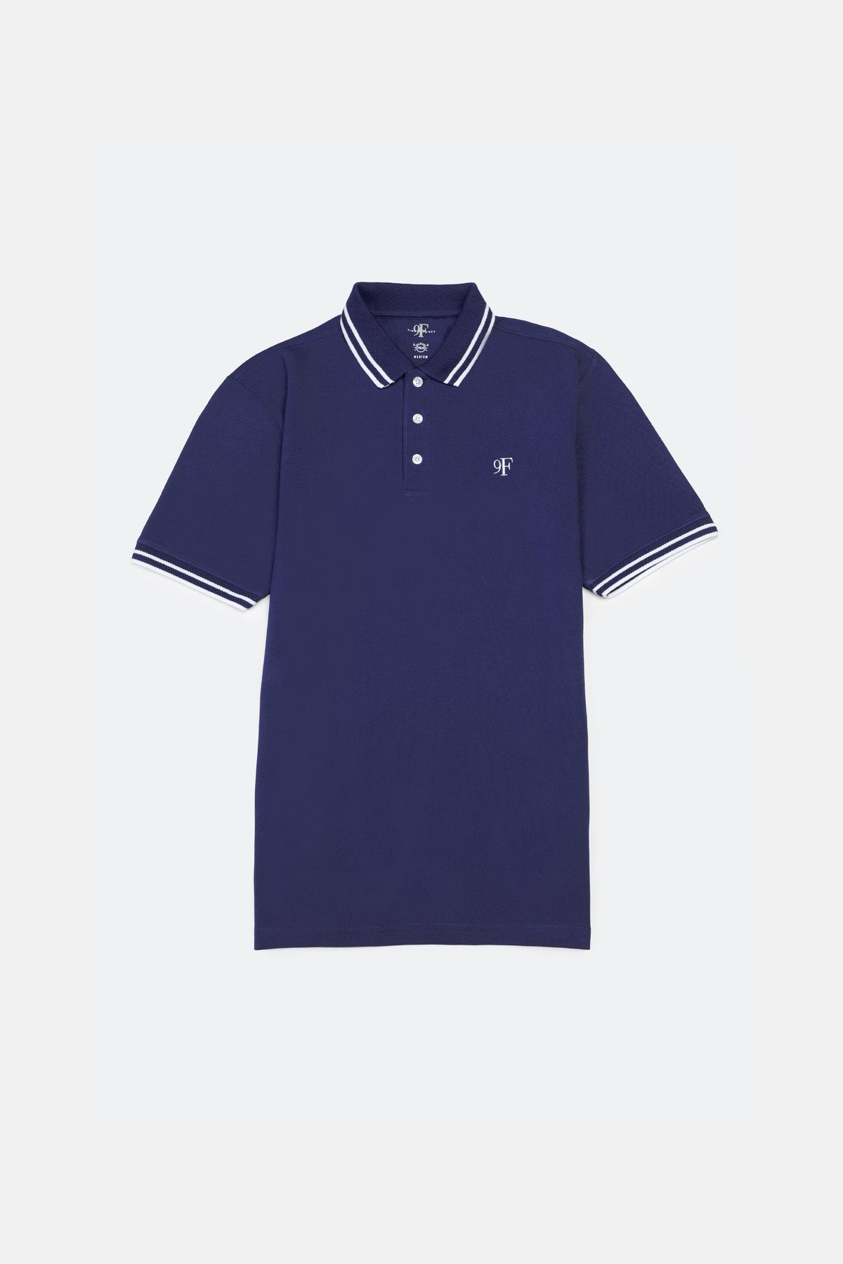 Jacquard Collar Polo Shirt