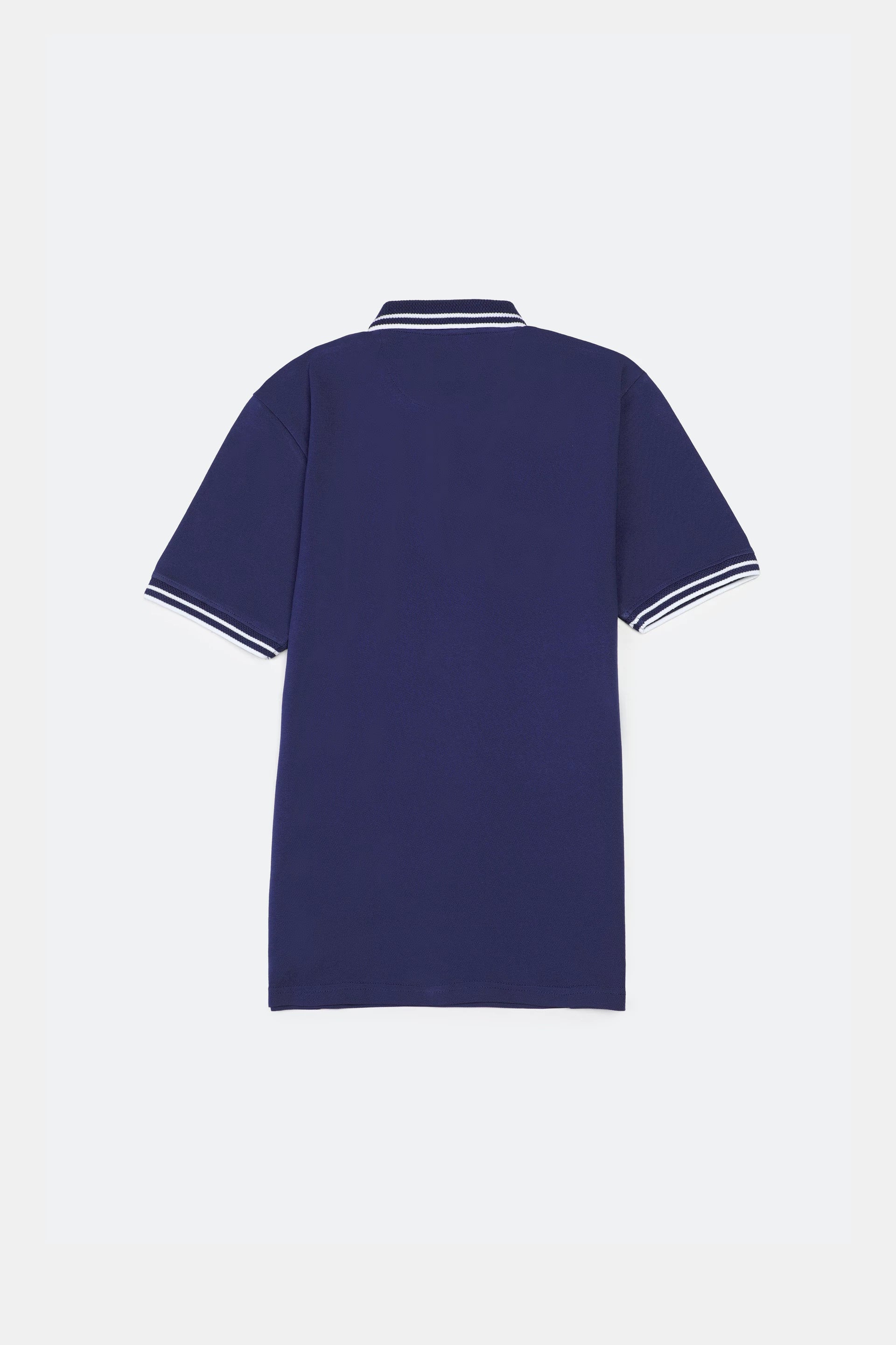 Jacquard Collar Polo Shirt