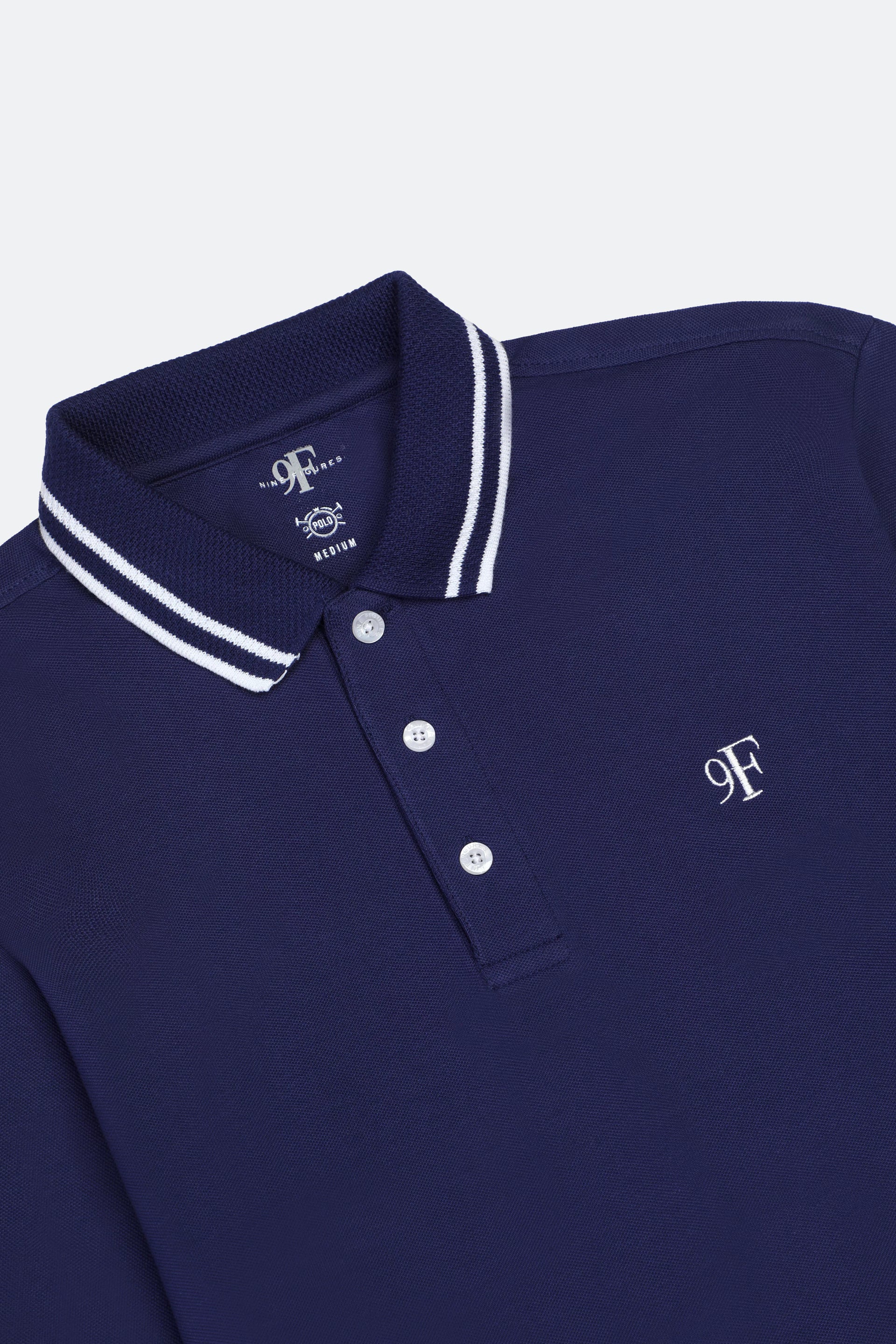 Jacquard Collar Polo Shirt