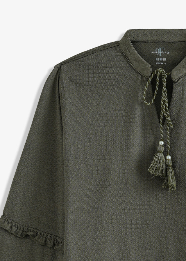 Textured Knitted Top