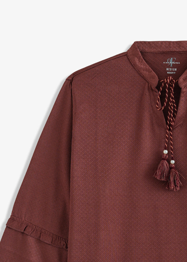 Textured Knitted Top