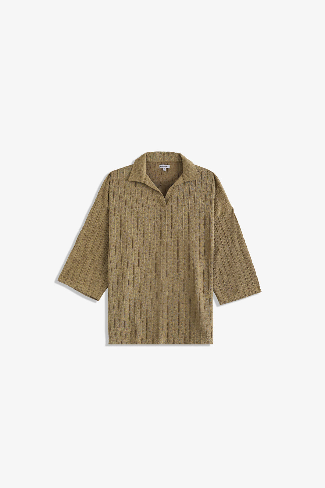 Johnny Collar Textured Polo