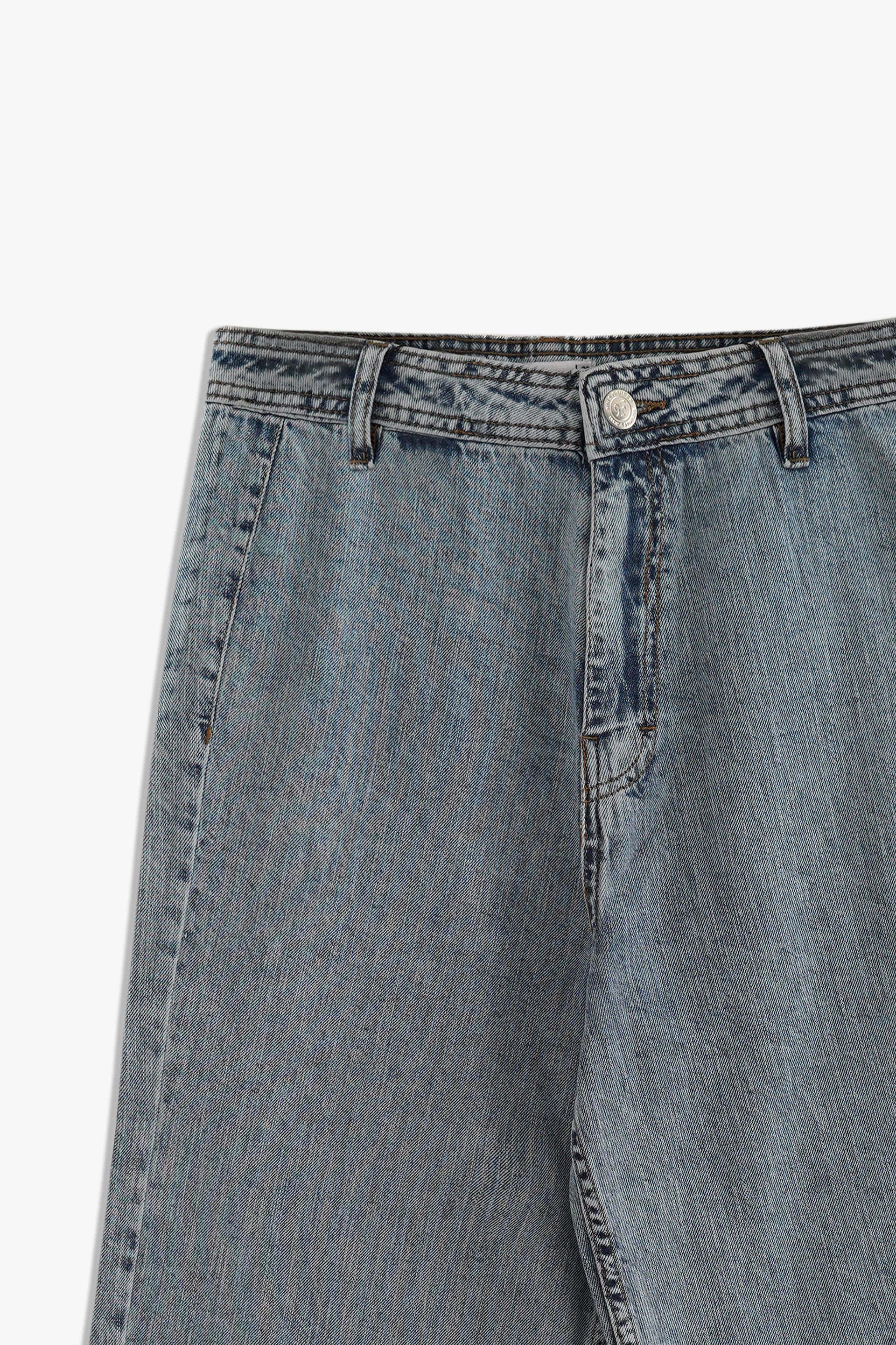 WIDE LEG STRAIGHT JEANS