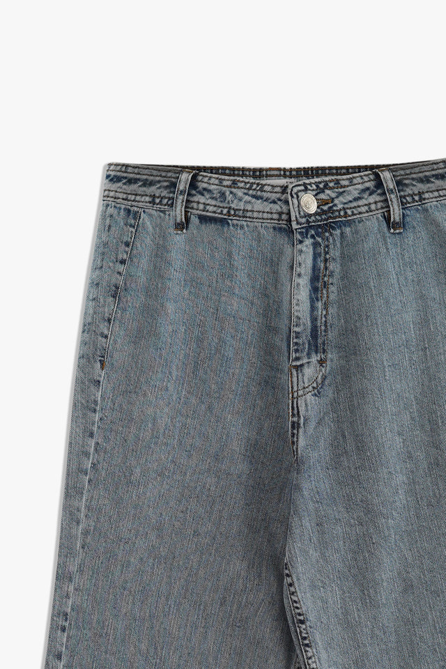 WIDE LEG STRAIGHT JEANS