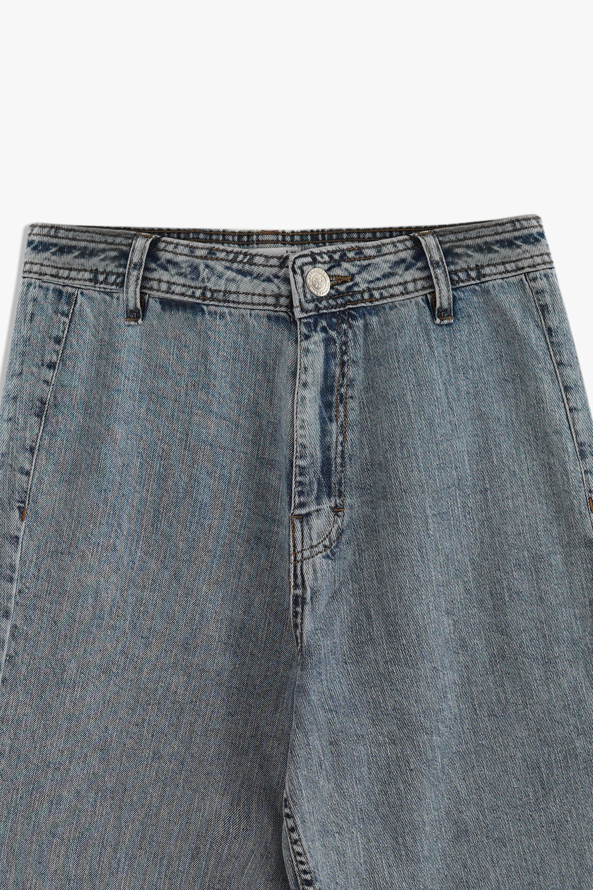 WIDE LEG STRAIGHT JEANS