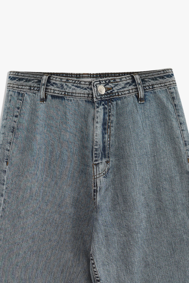 WIDE LEG STRAIGHT JEANS