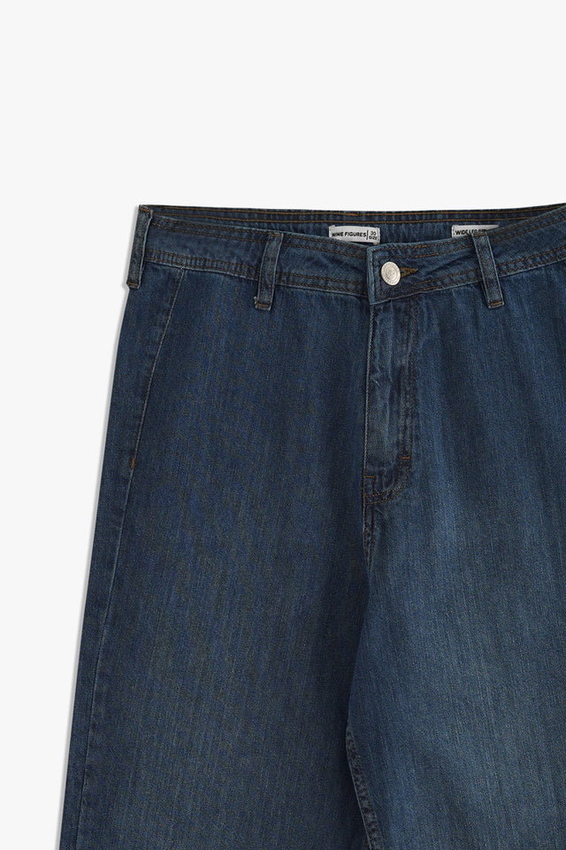WIDE LEG STRAIGHT JEANS