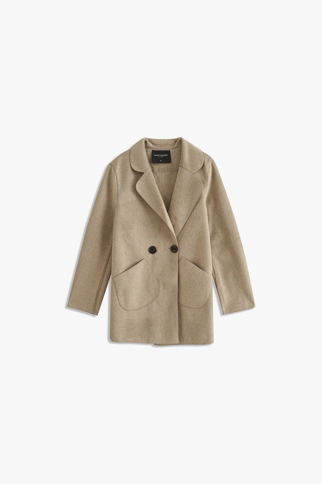 Notched Collar Blazer