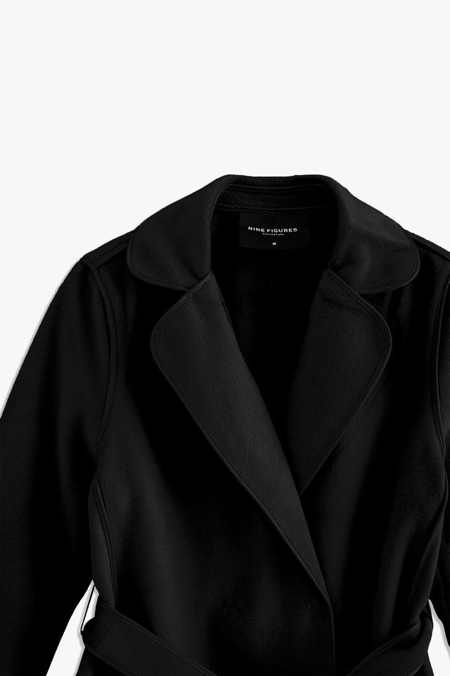 Notch Collar Long Coat