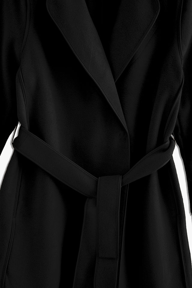 Notch Collar Long Coat