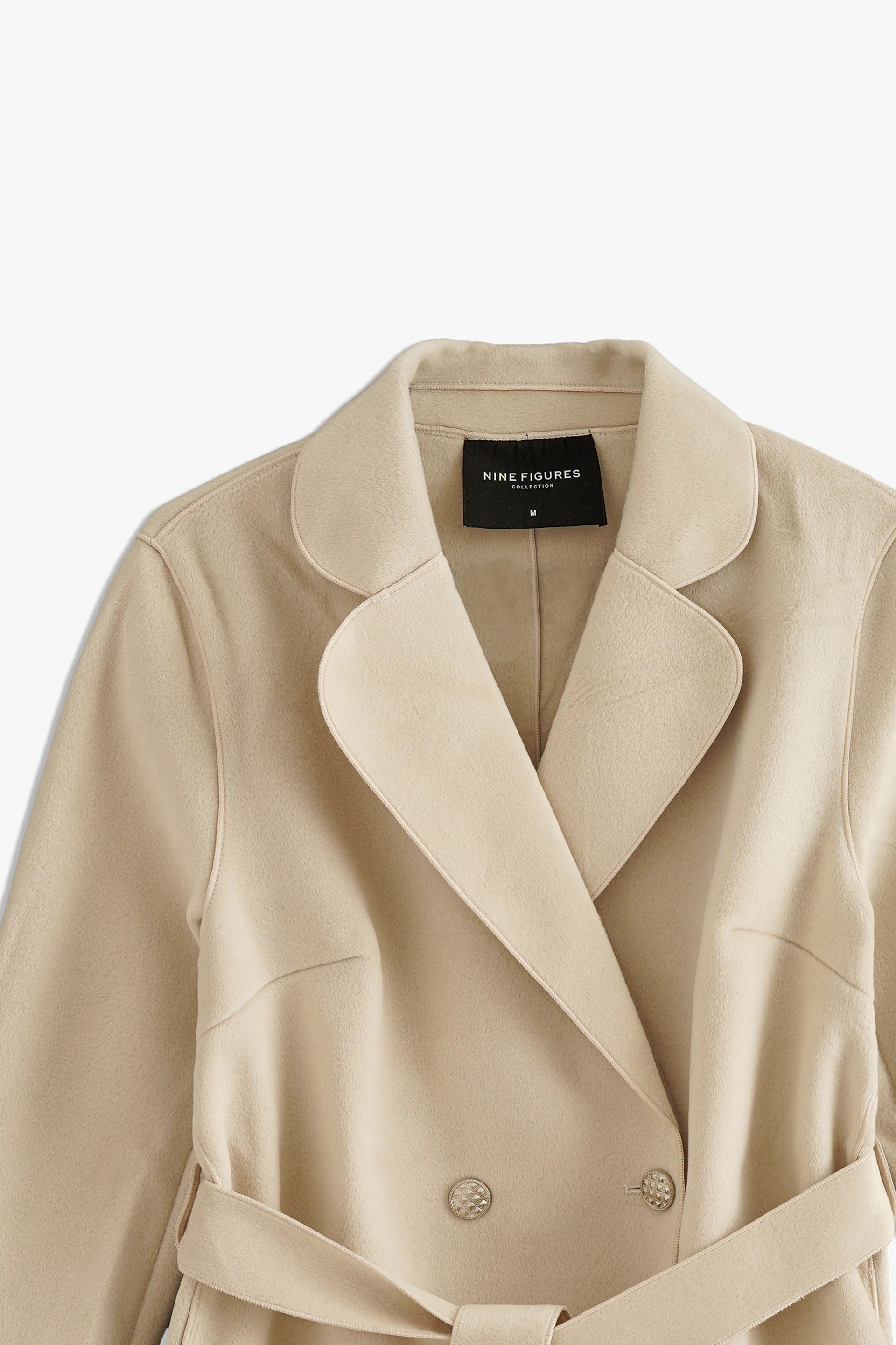 NOTCHED COLLAR LONG COAT