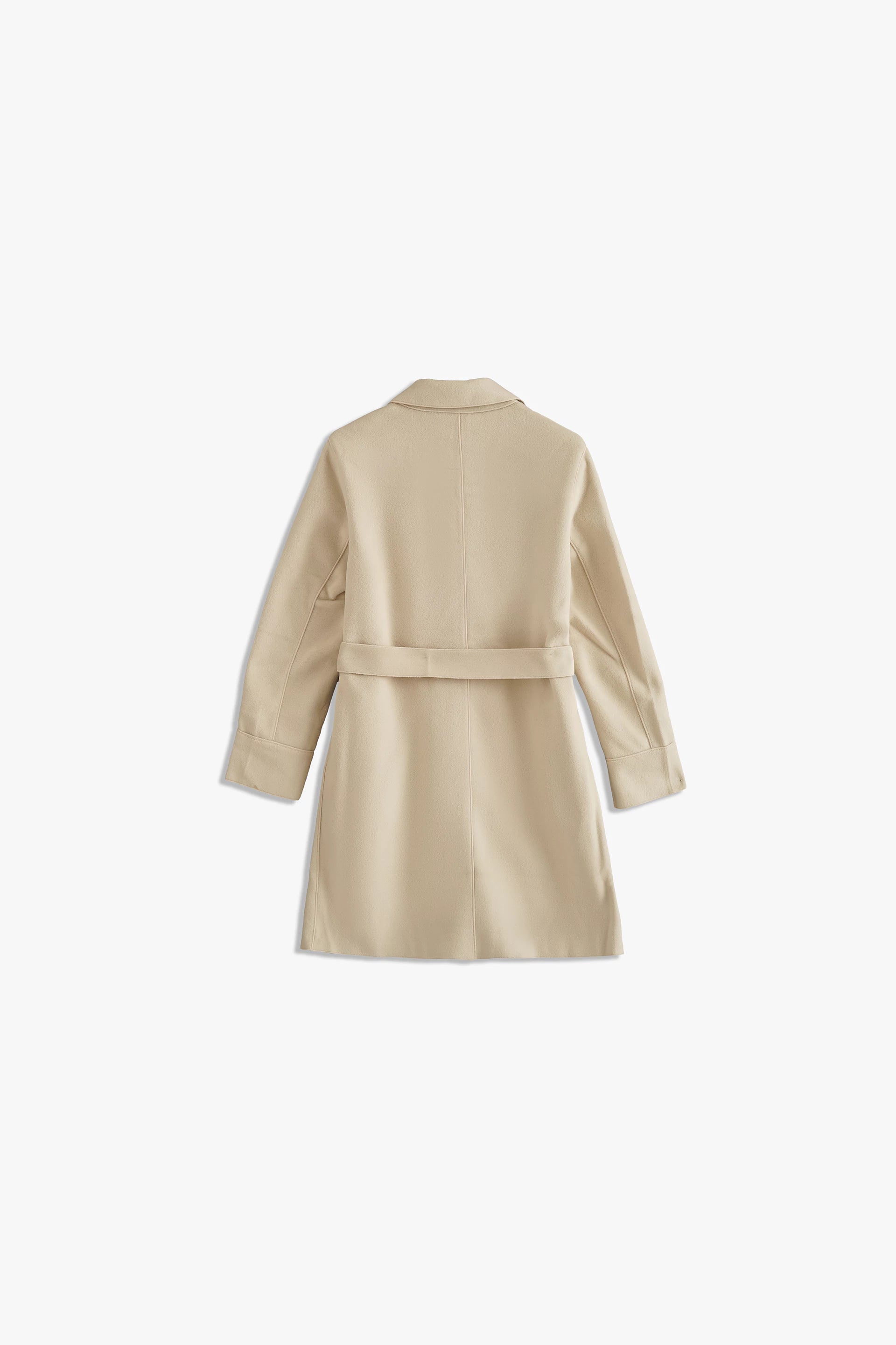 NOTCHED COLLAR LONG COAT