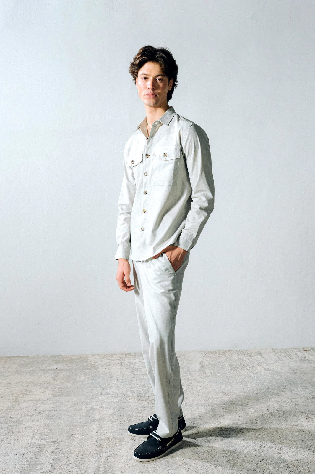 Double Pocket Casual Shirt