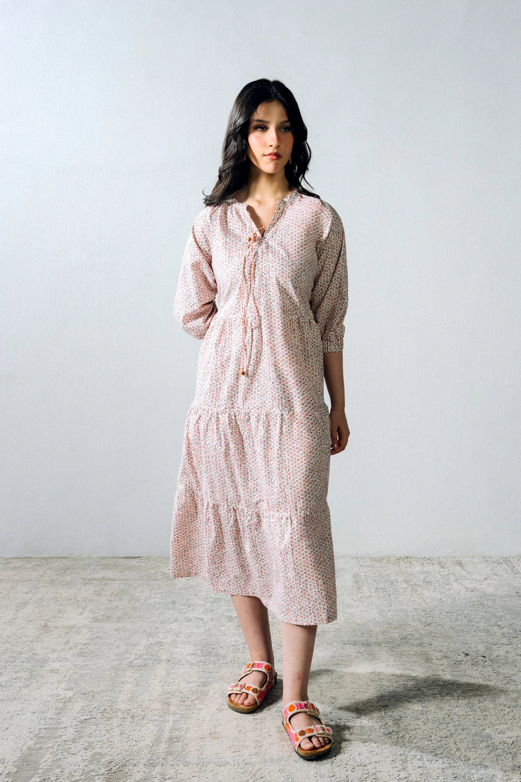 Printed Long Dress