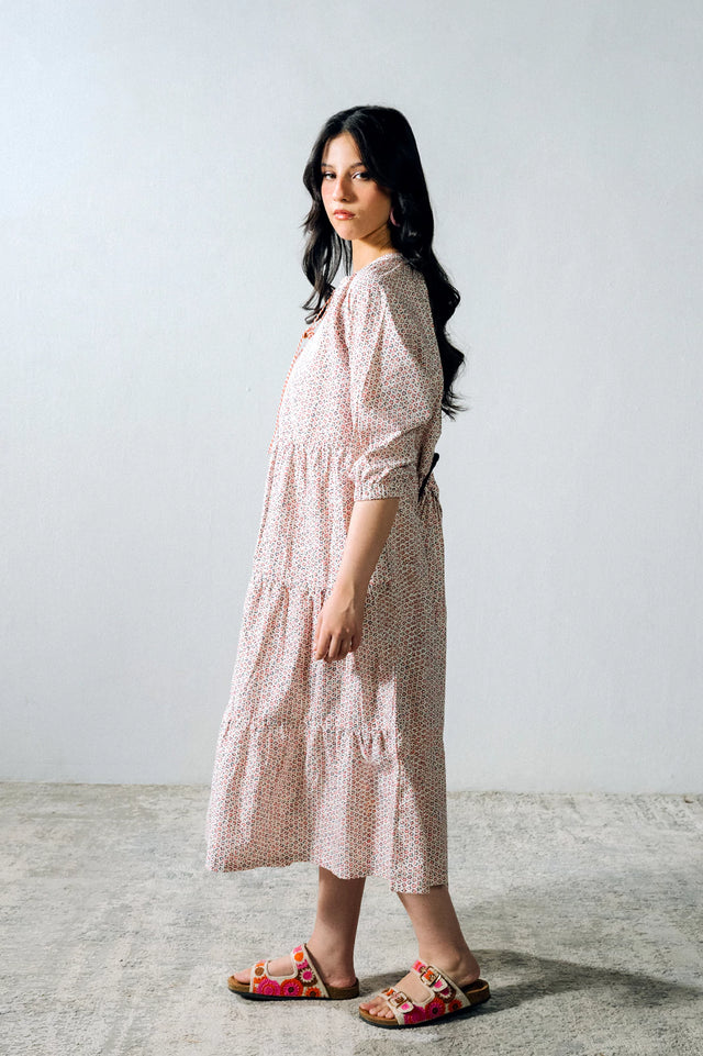 Printed Long Dress