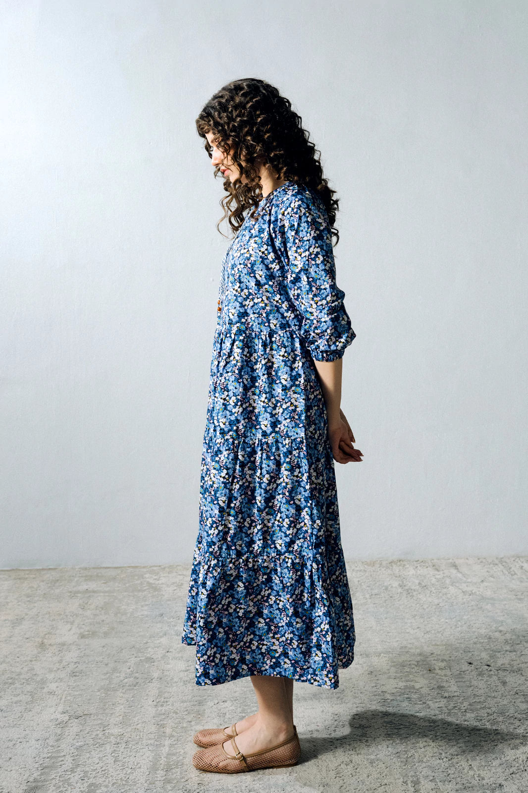 Printed Long Dress