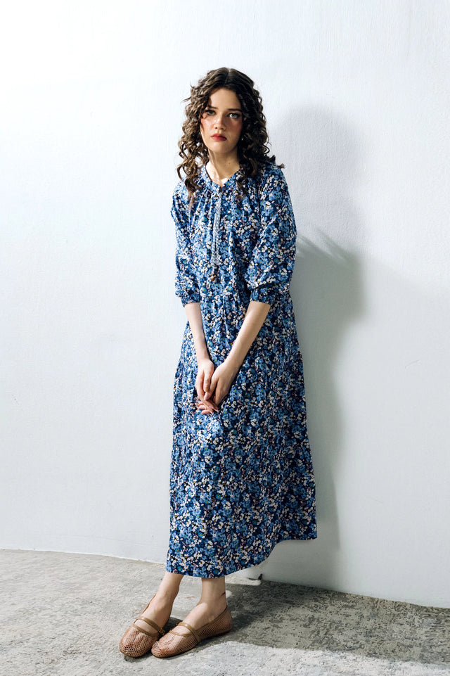 Printed Long Dress