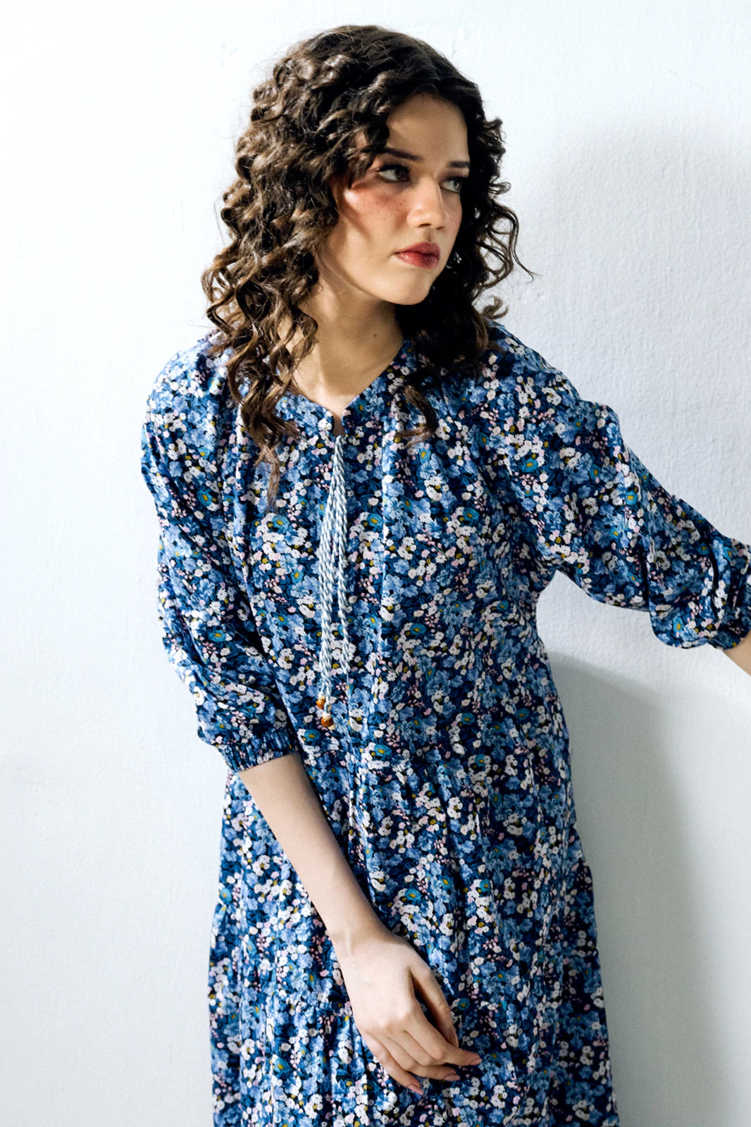 Printed Long Dress
