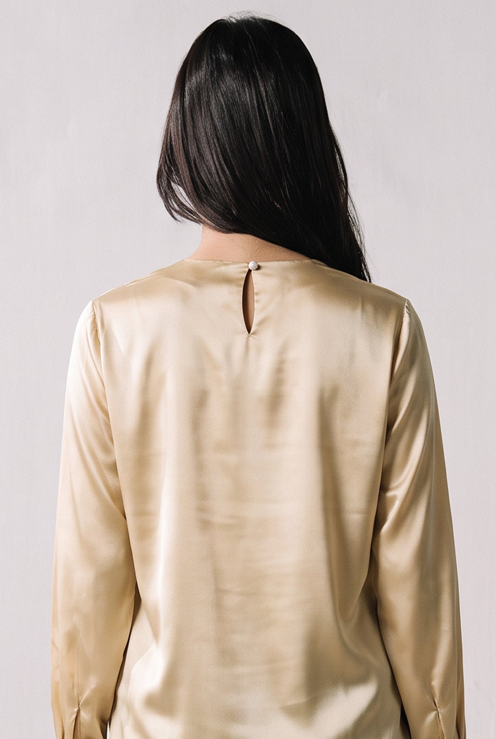 Studded Silk Top