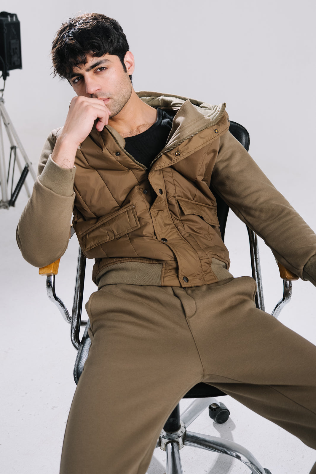 Knitted Puffer Jacket