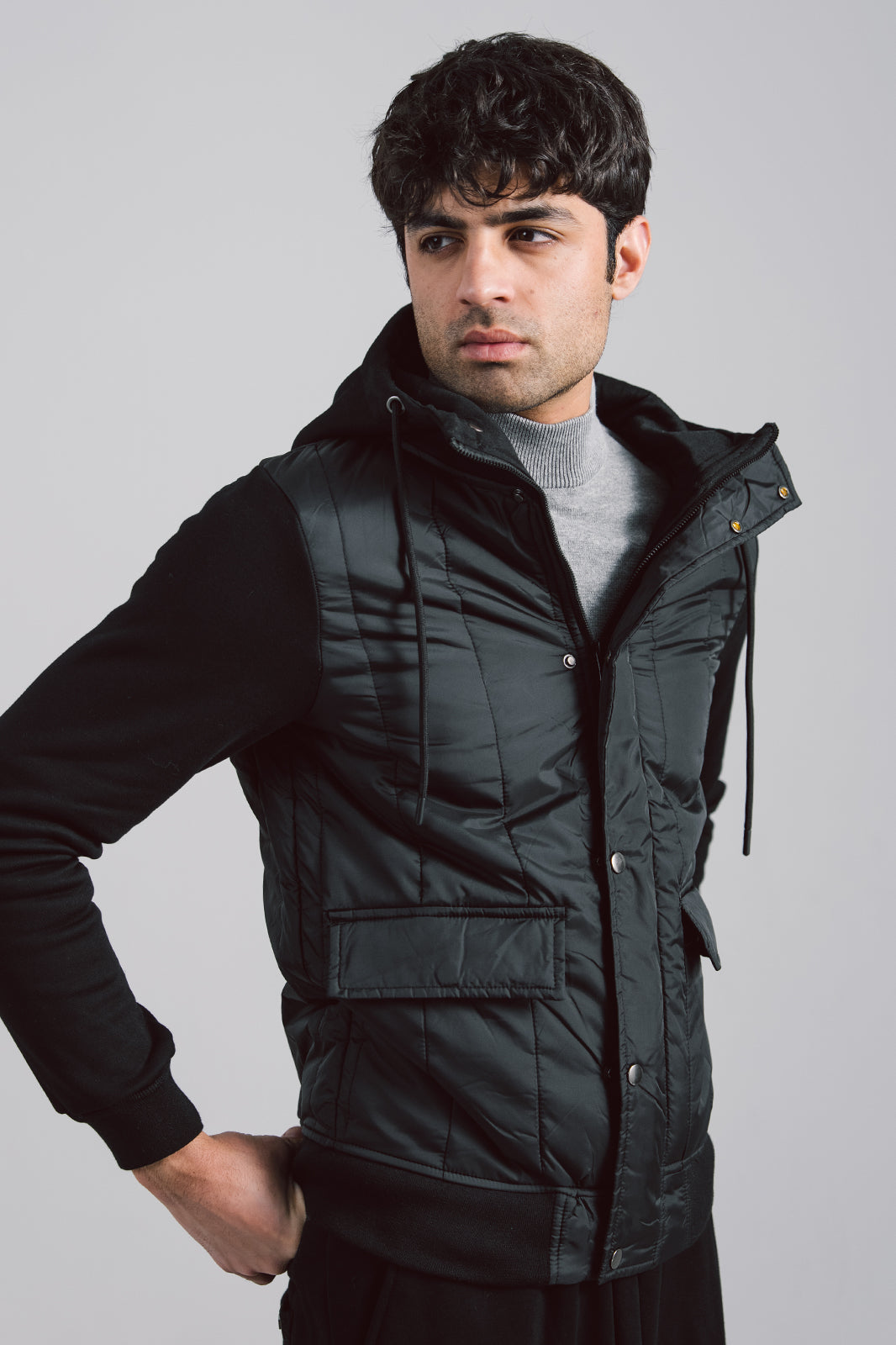 Knitted Puffer Jacket