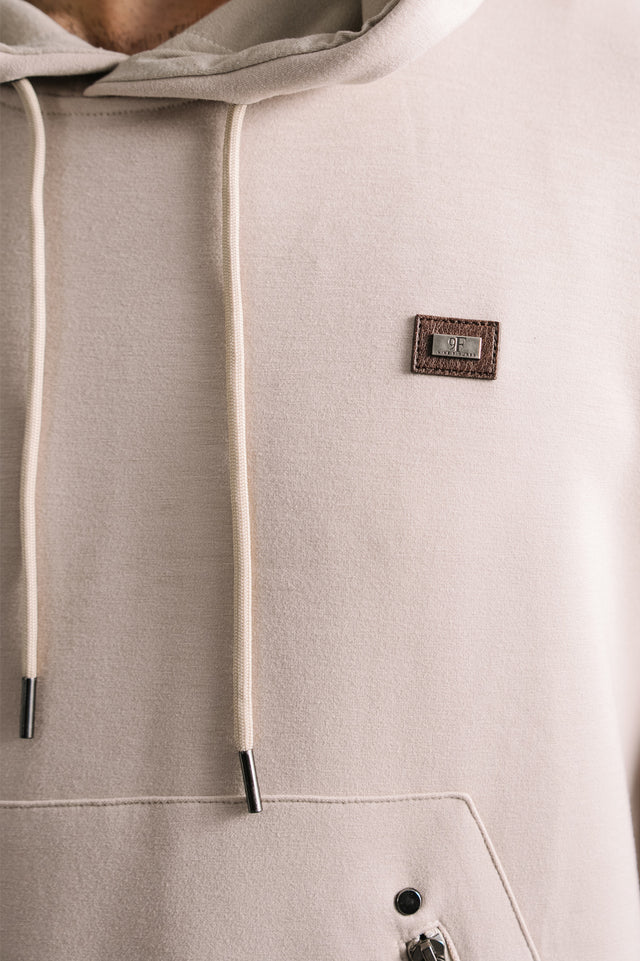 Drop Shoulder Basic Hoodie