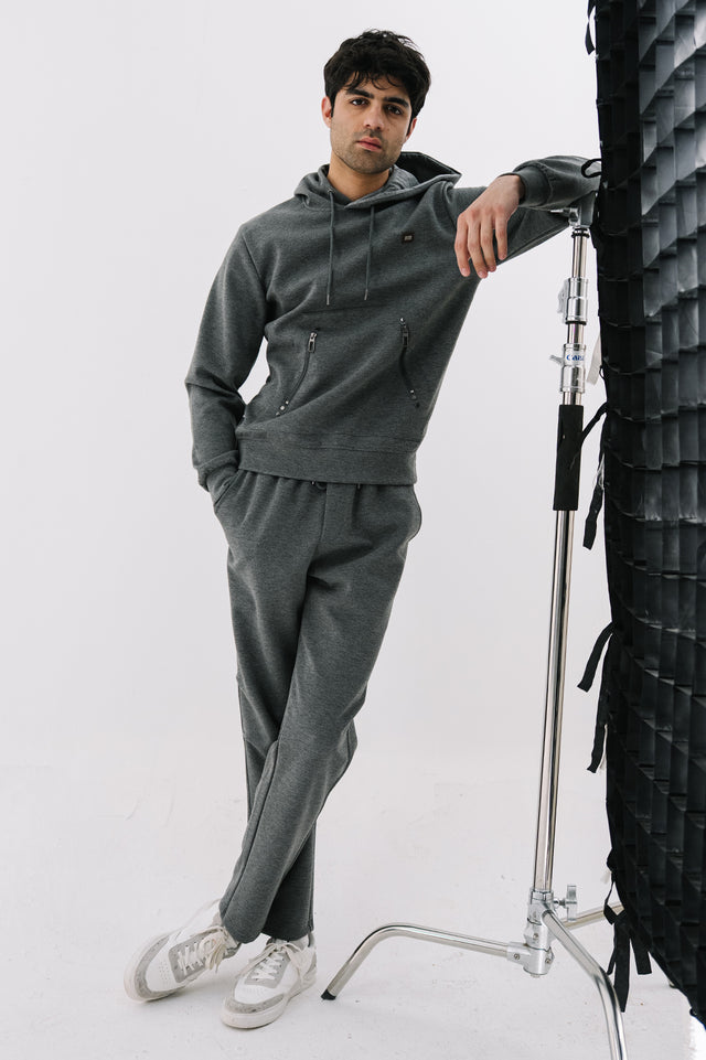 Drop Shoulder Basic Hoodie