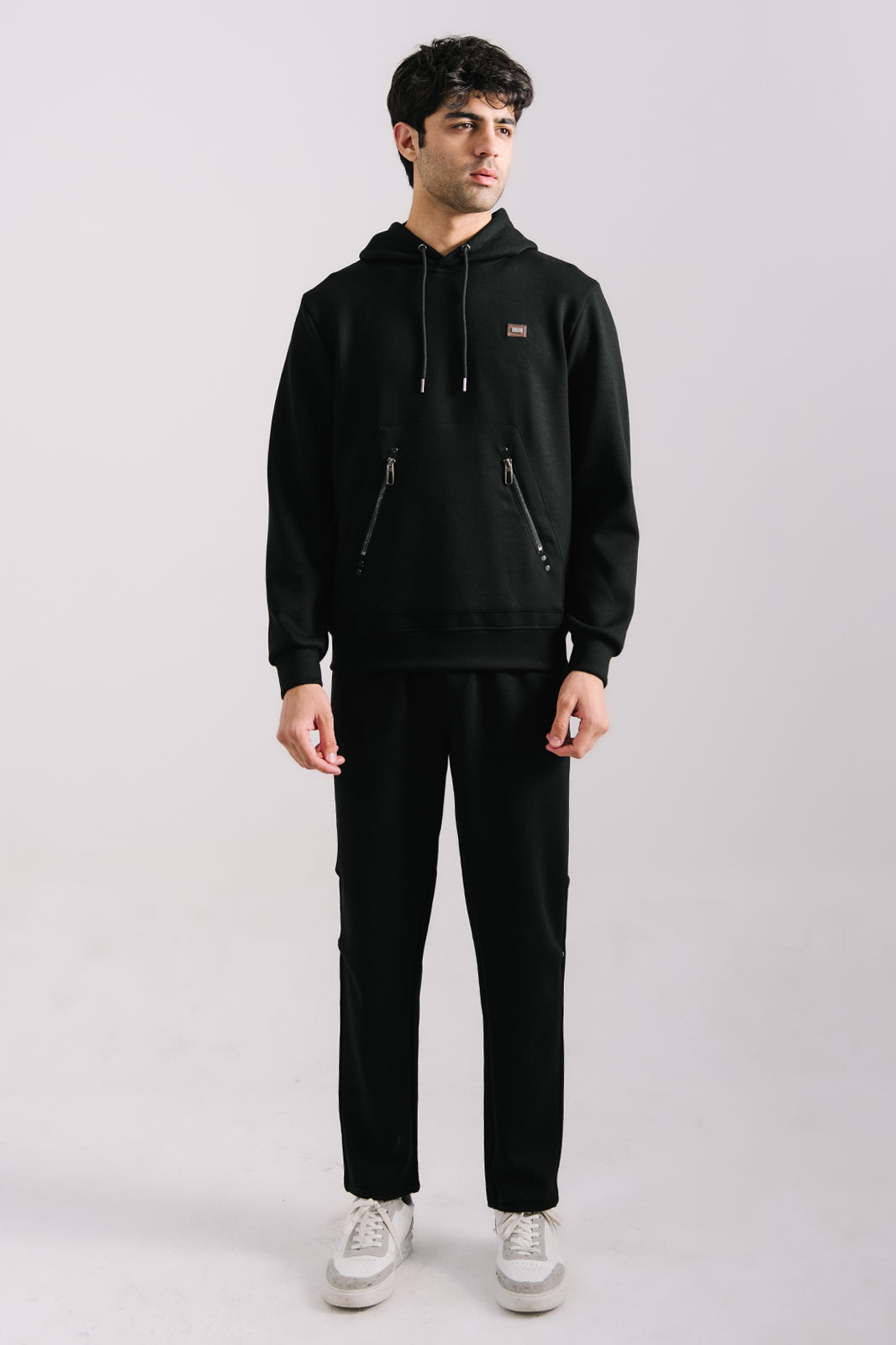 Drop Shoulder Basic Hoodie