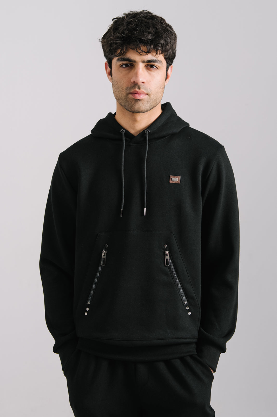 Drop Shoulder Basic Hoodie