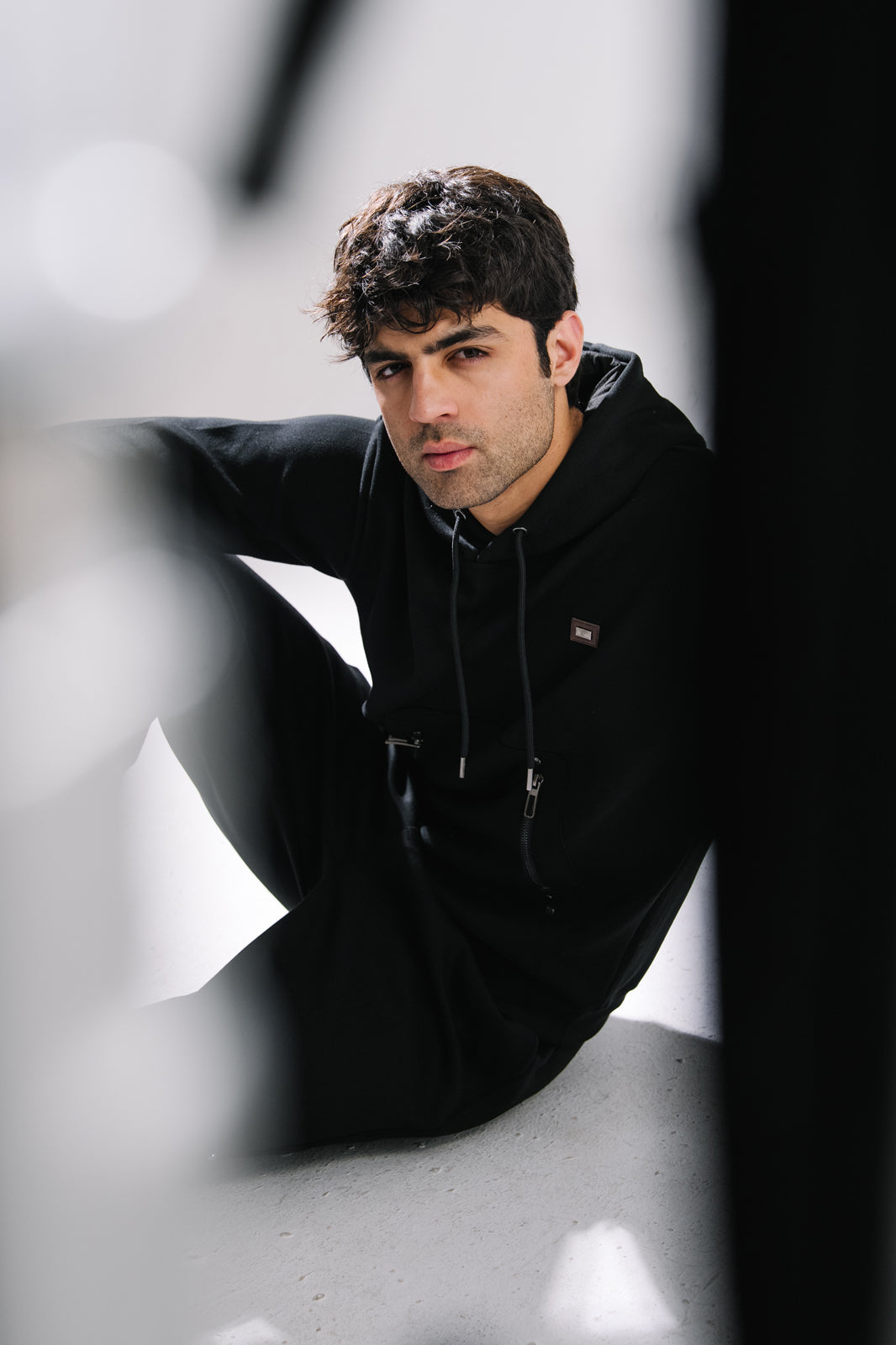 Drop Shoulder Basic Hoodie