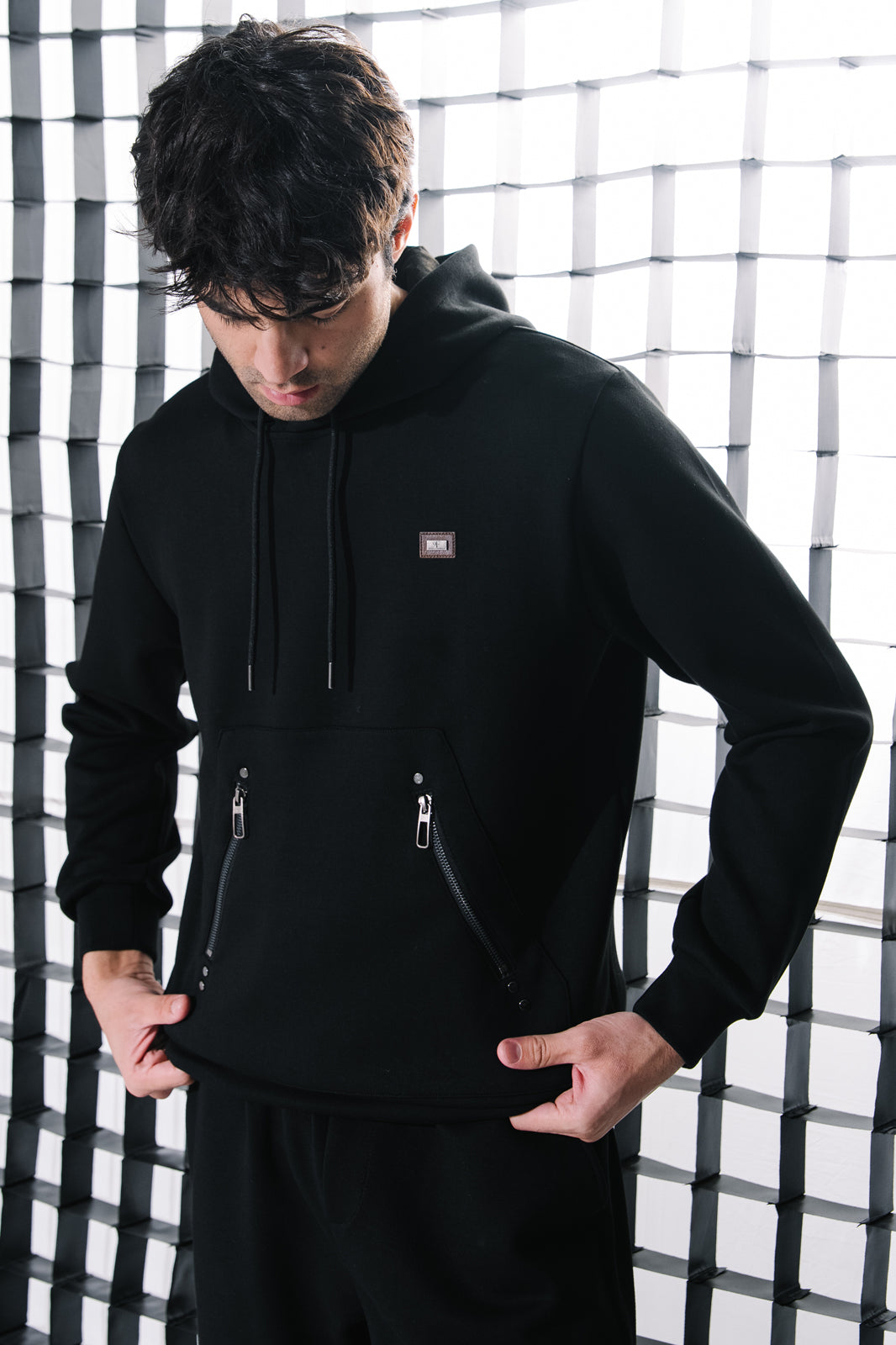 Drop Shoulder Basic Hoodie