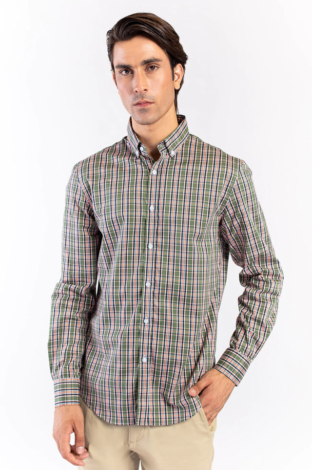 Button Down Checkered Shirt