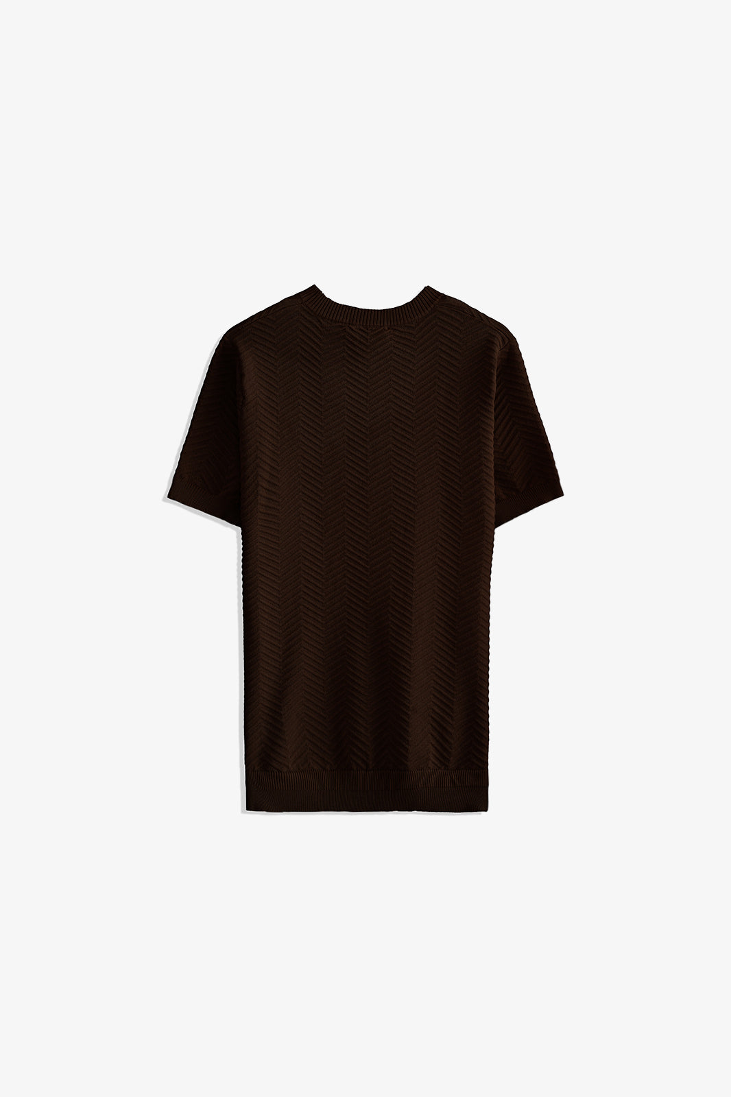 Crew Neck Textured T-Shirt