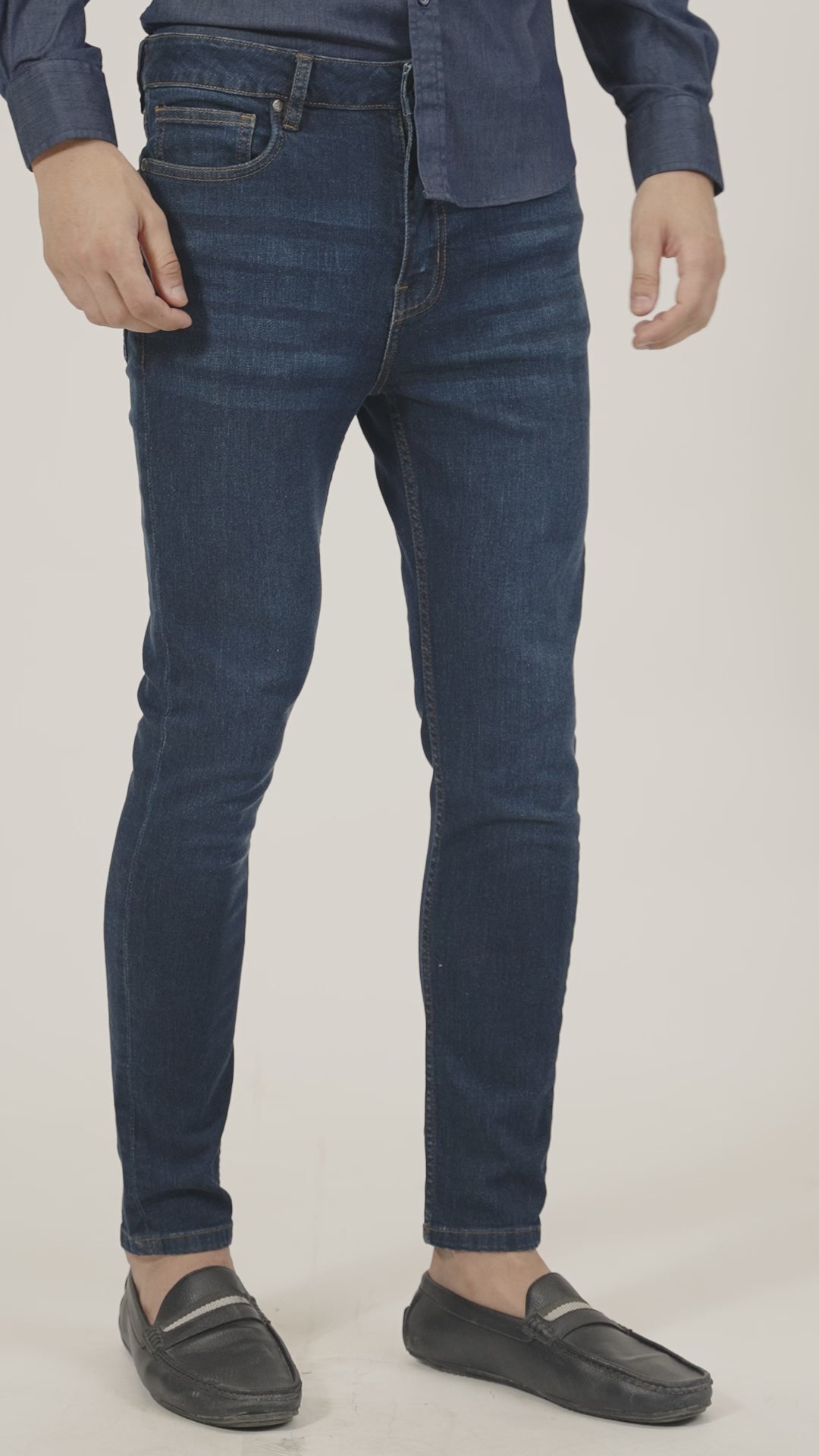 Super Skinny Dark Blue Jeans